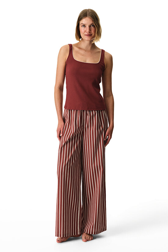 Burgundy Sisterhood Tank Pajama Top - 4