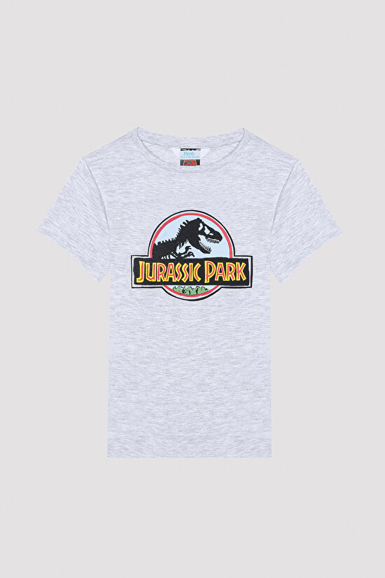 Uniseks Jurassic Park Çok Renkli Pijama Takımı - 2