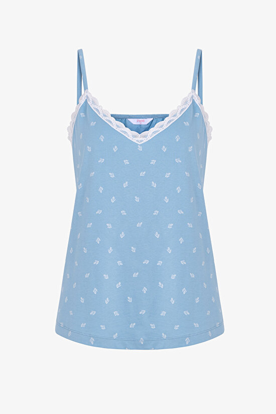 Blue Aqua Shorts Pajama Set - 2