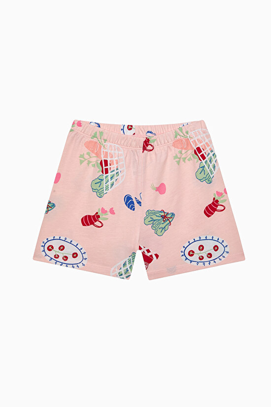 Kız Çocuk Local Pamuklu Çok Renkli 2li Pijama Takımı - 4