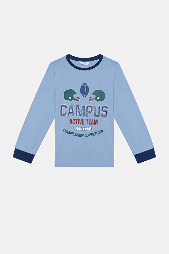 Boys Baseball 2in1 Multi Colour PJ Set - 6