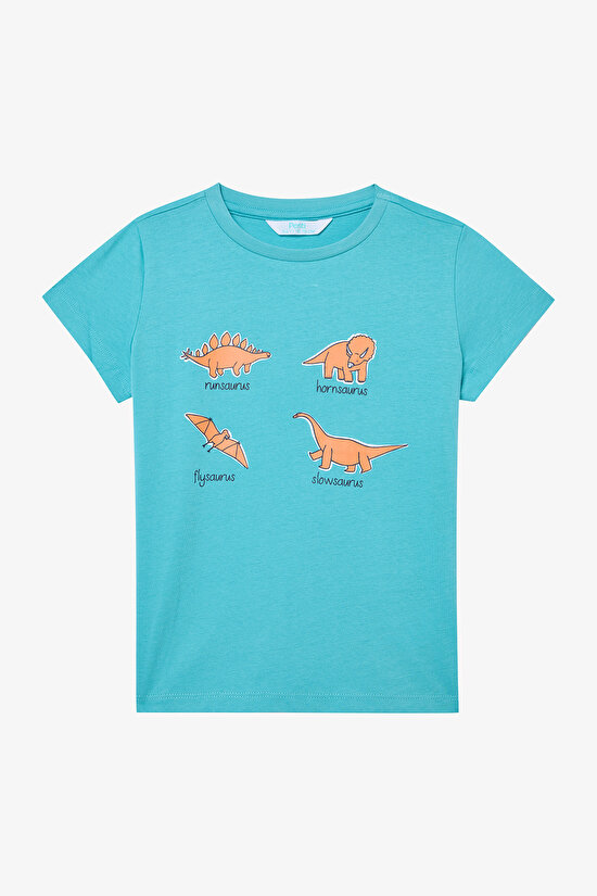 Erkek Çocuk Sleepysaurus Pamuklu 2li Çok Renkli Pijama Takımı - 6