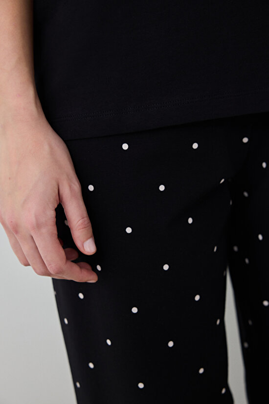 Without Coffee Pantolon Siyah Pijama Takımı - 4