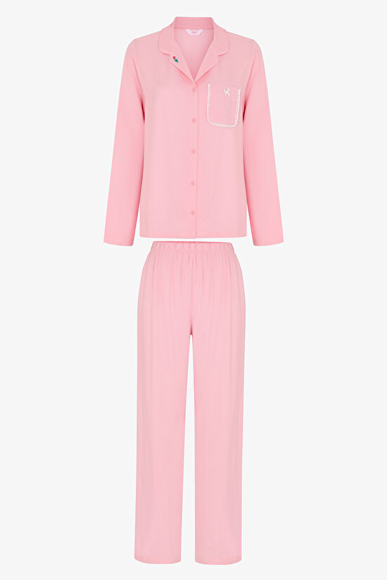 PINK DREAMS LS GOMLEK PA, 3XL, PK3 PEMBE