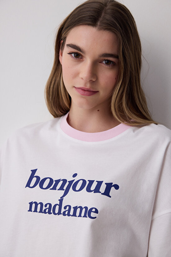 Bonjour Tişört Pijama Üstü - 3