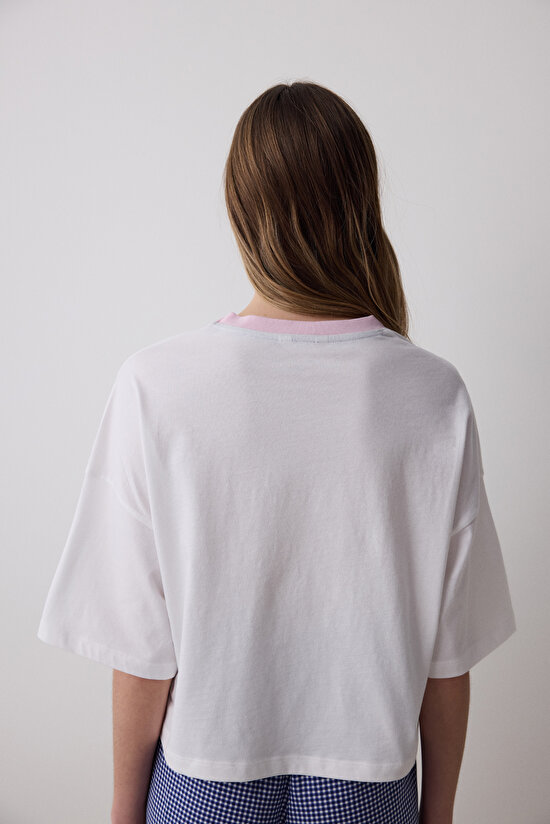 Bonjour Tişört Pijama Üstü - 5