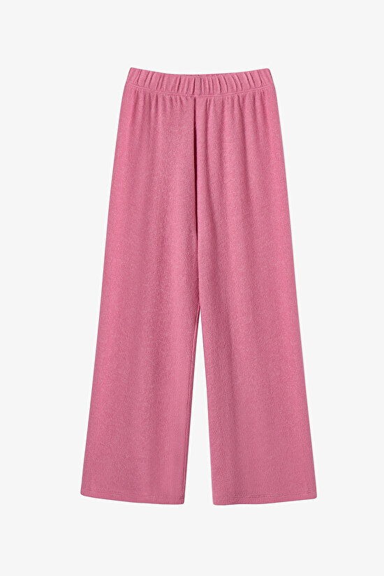 Kız Çocuk Gül Kurusu Rosy Pink Pamuklu Uzun Kollu Pijama Takımı - 3
