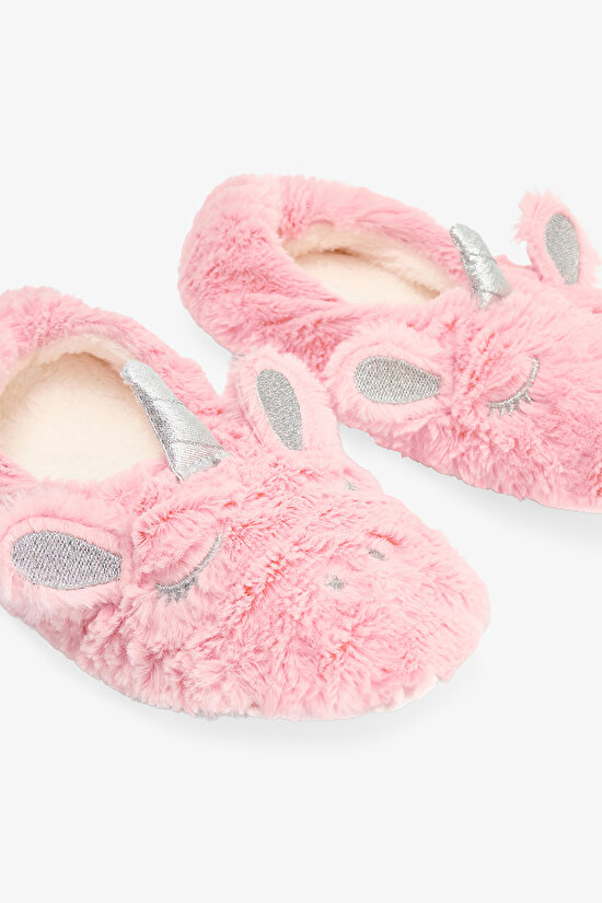 Açık Pembe Unicorn Ev Patiği - 3