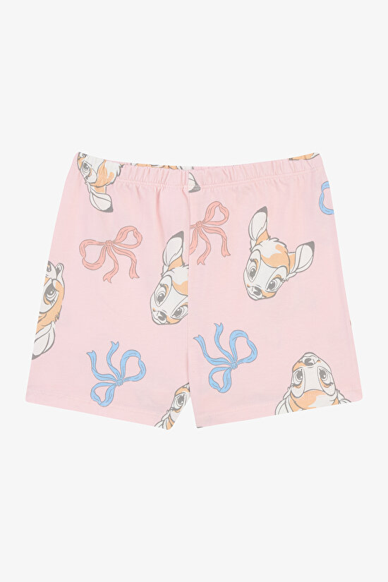Kız Çocuk Bambi Optik Beyaz Pijama Takımı - 3