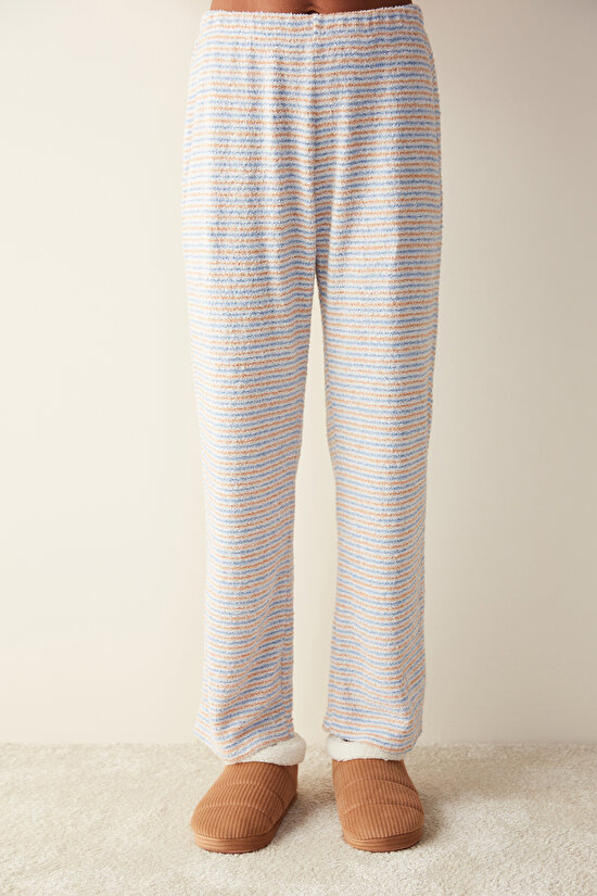 Cozy Çizgili Pantolon Pijama Altı - 2