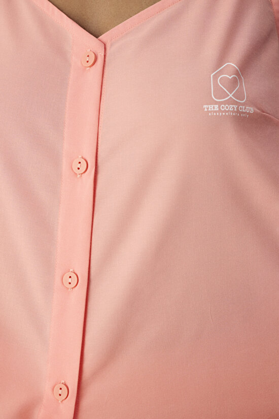 Pink Cozy Club Solid Tank Pajama Top - 3