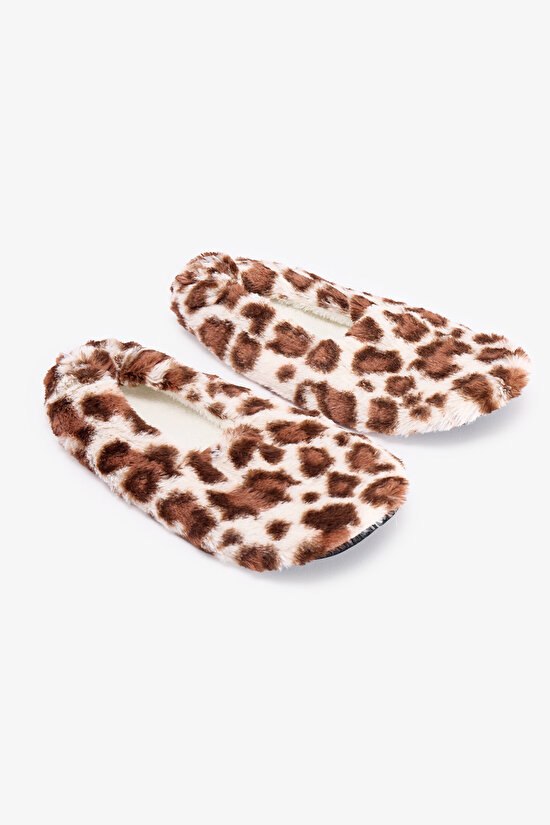 Leopard Fluffy Patik - 2