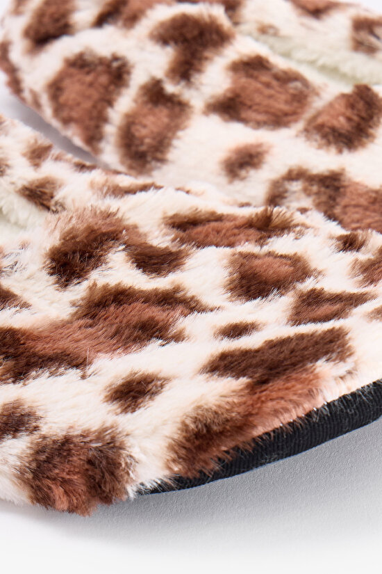 Leopard Fluffy Patik - 3