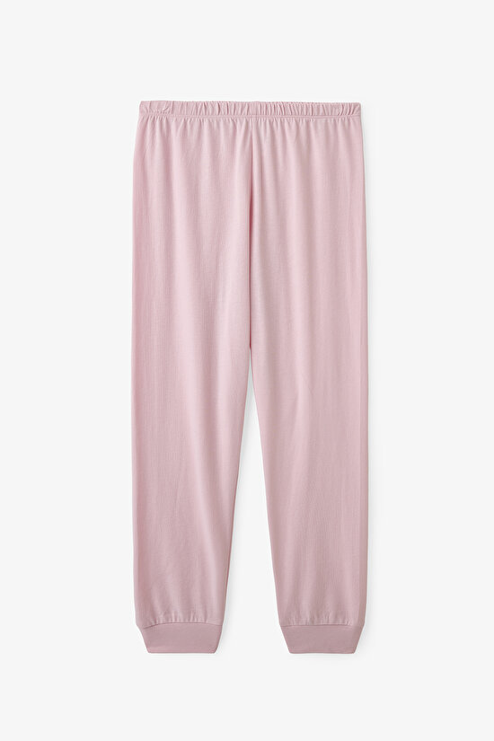 Açık Sarı Kız Çocuk Avo-Cardio 2'li Pijama Takımı - 4