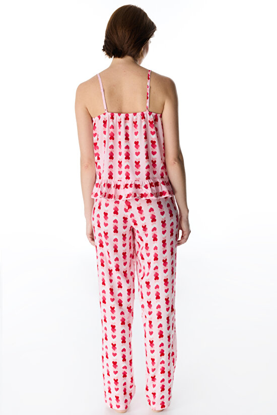 Light Pink Carrie Pants Pajama Set - 5