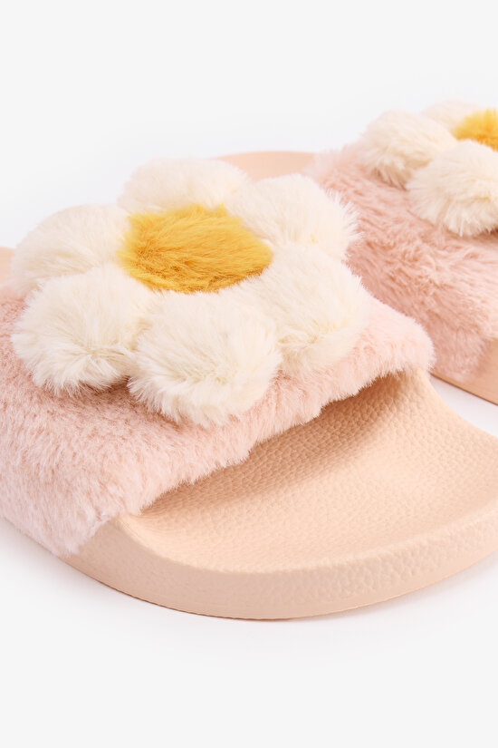 Açık Pembe Daisy Dream Çiçekli Terlik - 3