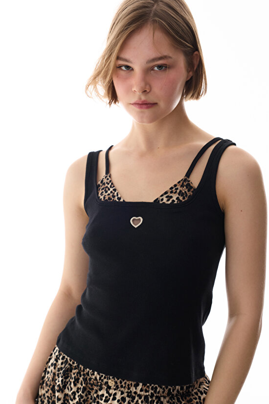 Dancing Days Atlet Pamuklu Pijama Üstü - 1