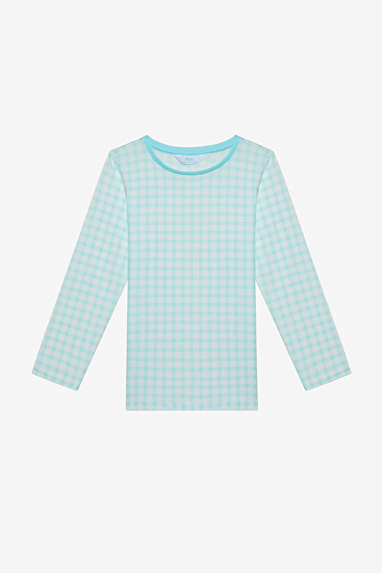 Kız Çocuk Bow 2li Çok Renkli Pamuklu Pijama Takımı - 3