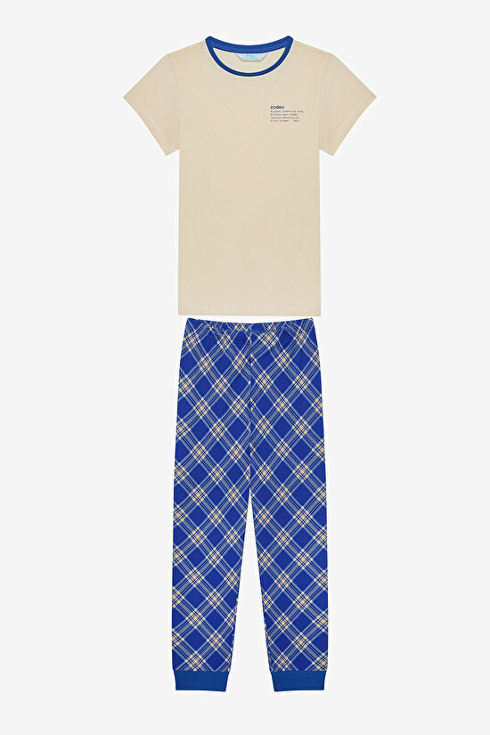 Erkek Çocuk Rodeo Pamuklu 2li Çok Renkli Pijama Takımı - 5