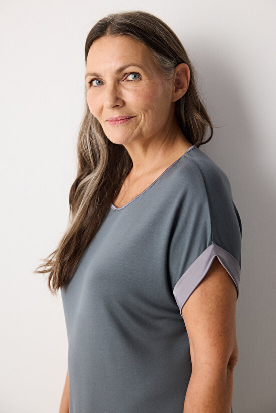 Penti Aging Collagen Gri Gecelik - 6