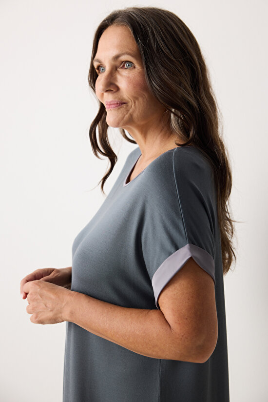 Penti Aging Collagen Gri Gecelik - 7