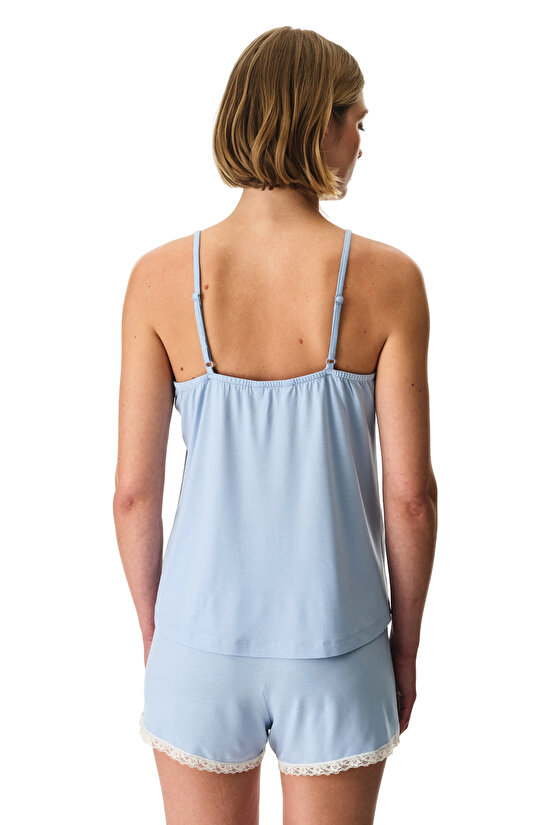 Blue Sky Shorts Pajama Set - 4