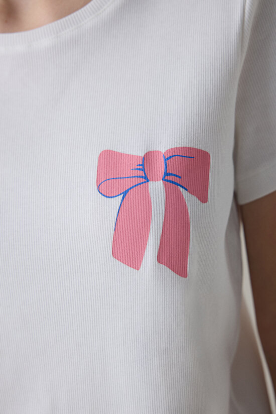 Colored Bows Pantolon Çok Renkli Pijama Takımı - Penti Loves Paris Koleksiyonu Colored Bows Pantolon Çok Renkli Pijama Takımı - Penti Loves Paris Koleksiyonu - 3