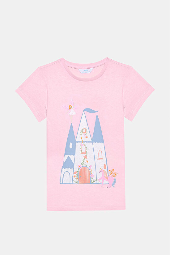 Kız Çocuk Fly Pamuklu 2li Çok Renkli Pijama Takımı - 6