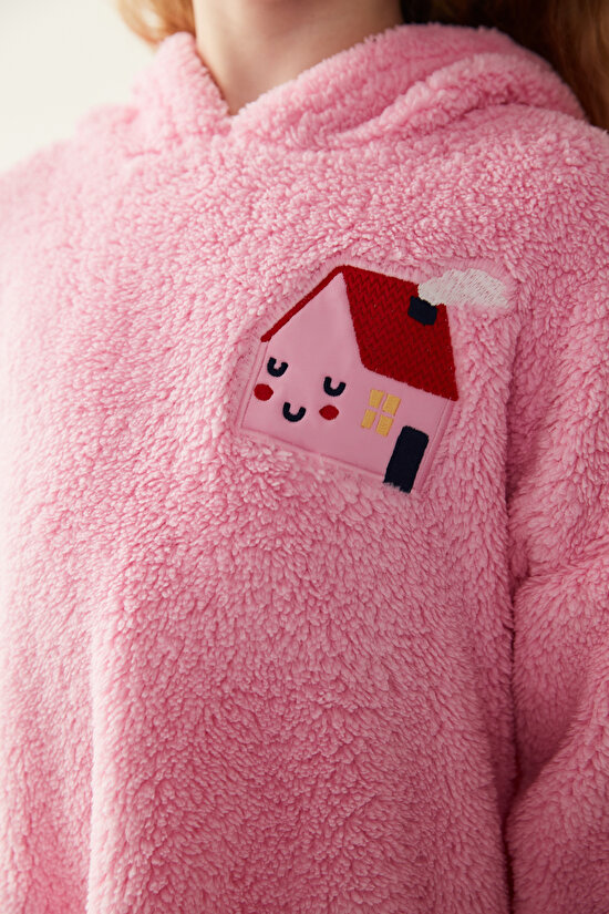 Pink Girls Home Sweatshirt - 4