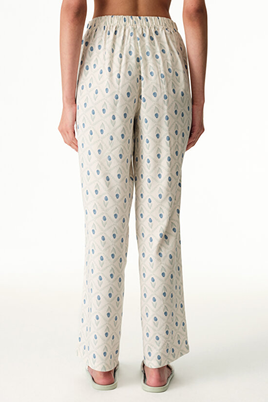 Colorful Serenity Floral Pants Pajama Bottom - 1