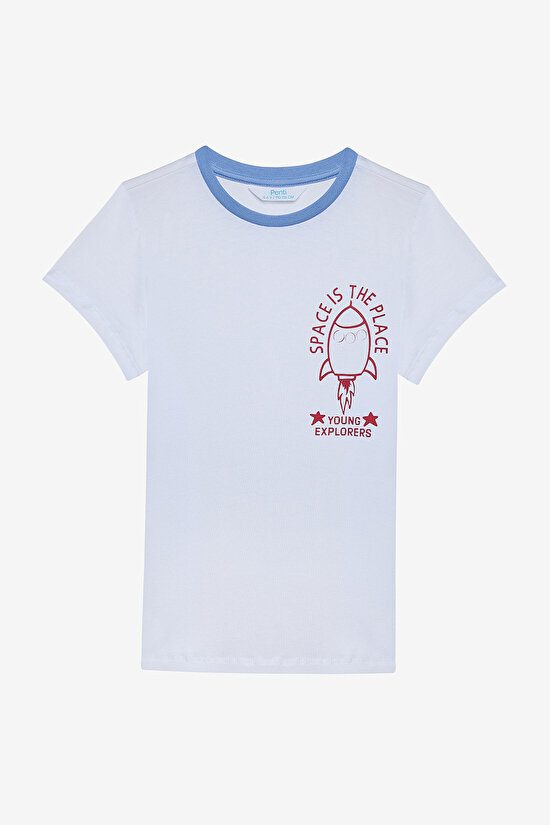 Erkek Çocuk Space Boy Pamuklu 2li Çok Renkli Pijama Takımı - 3