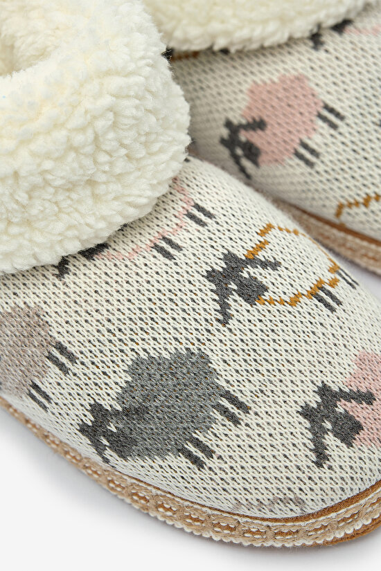 Tricot Soft White Boots - 3