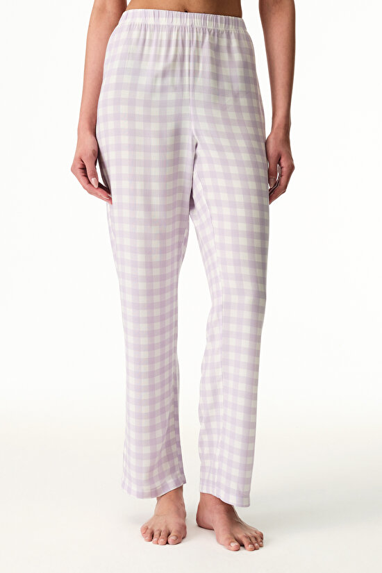 Lila Sweet Day Pantolon Pijama Altı - 2