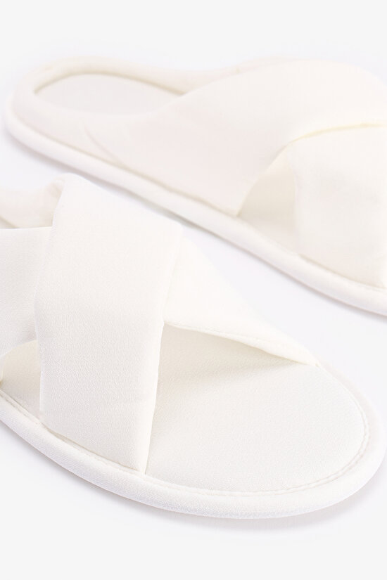 Kırık Beyaz Bridal Charming Terlik - 3