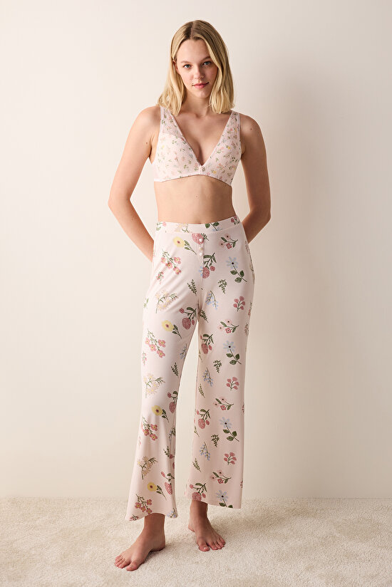 Margot Açık Pembe Pantolon Pijama Altı - 3