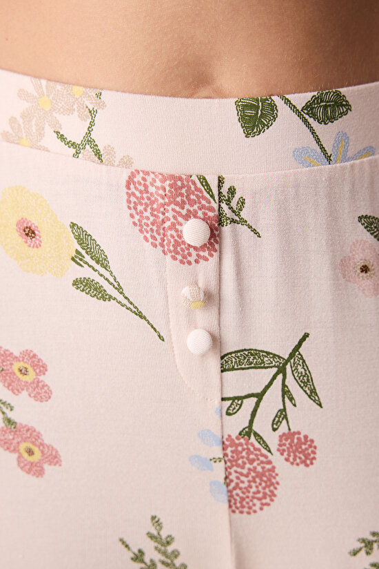 Margot Açık Pembe Pantolon Pijama Altı - 4