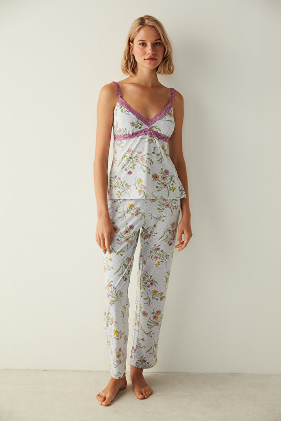 Terra Desenli Pantolon Pijama Altı - 1