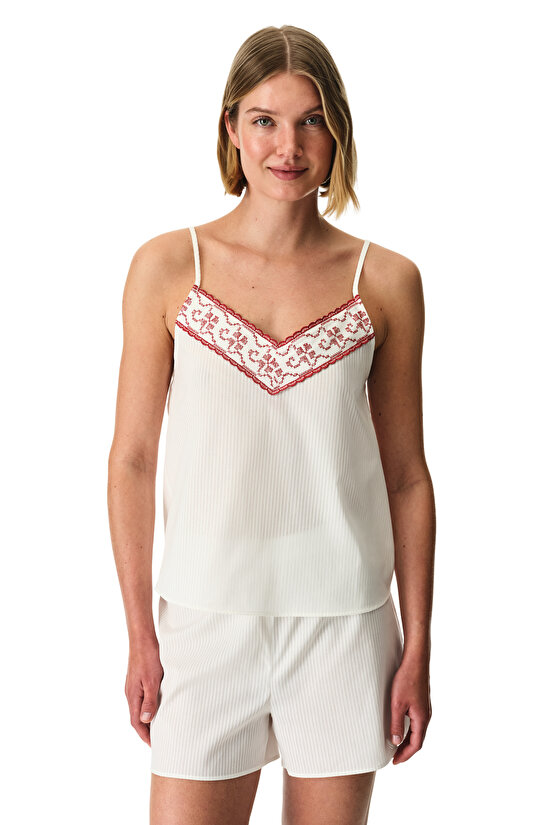 Magnifique Şortlu Pamuklu Pijama Takımı - 1