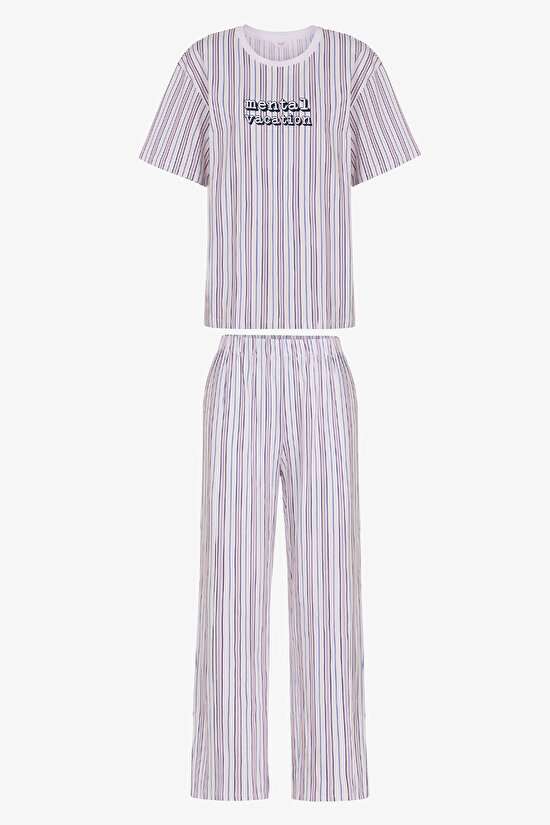 Vacation Pajama Set with Pants - 1