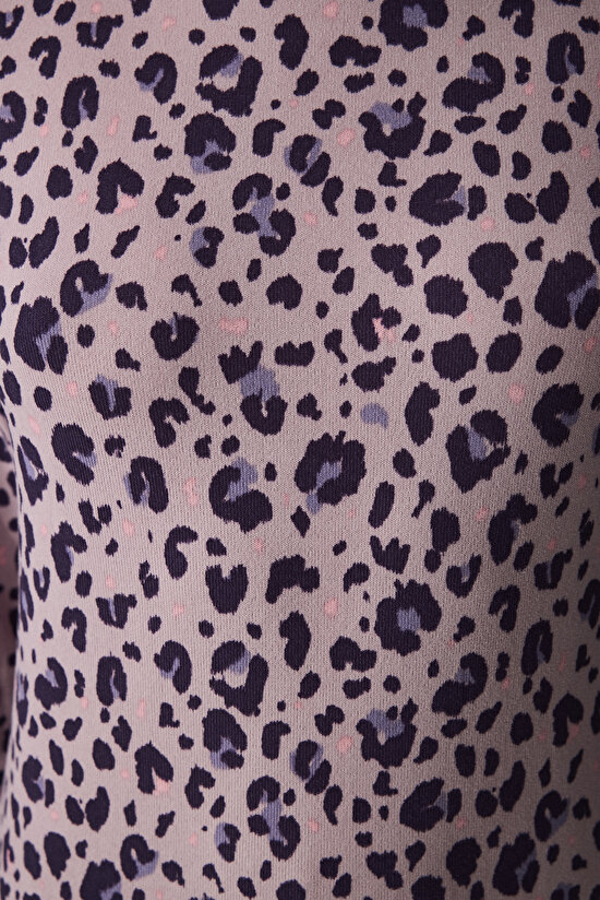 Lila Midnight Mood Pantolon Uzun Kollu Pijama Takımı - 3