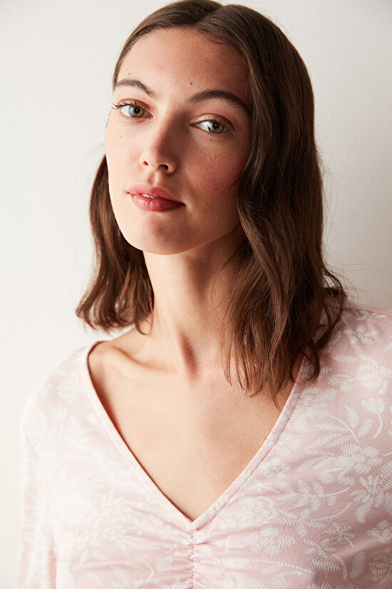 Joise Pink Printed Tshirt PJ Top - 3