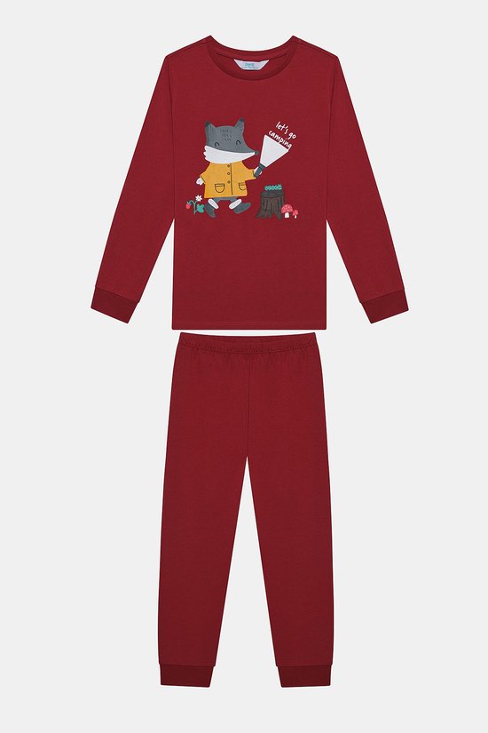 Pamuklu Erkek Çocuk Camp 2li Çok Renkli Pijama Takımı - 3
