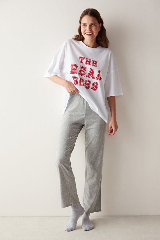Real Boss Çok Renkli Pijama Takımı - 4