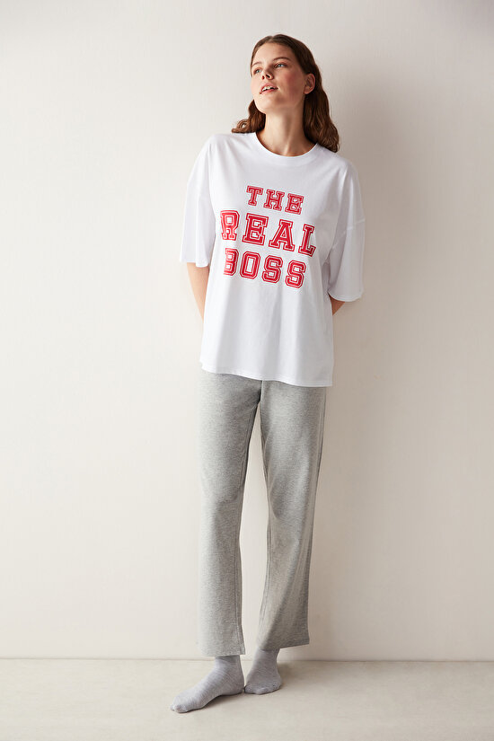 Real Boss Çok Renkli Pijama Takımı - 6