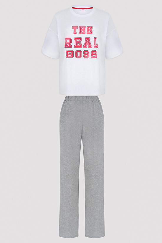 Real Boss Çok Renkli Pijama Takımı - 10