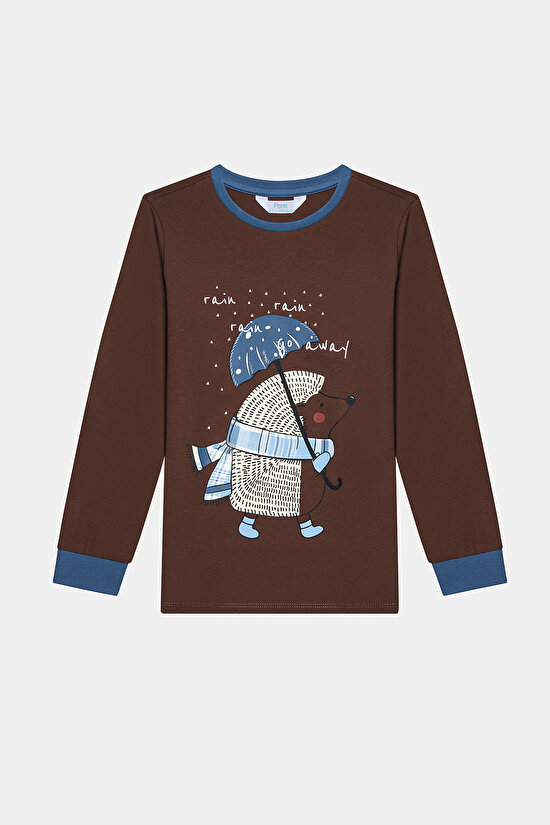 Pamuklu Erkek Çocuk Hedgedog 2li Çok Renkli Pijama Takımı Pamuklu Erkek Çocuk Hedgedog 2li Çok Renkli Pijama Takımı - 4
