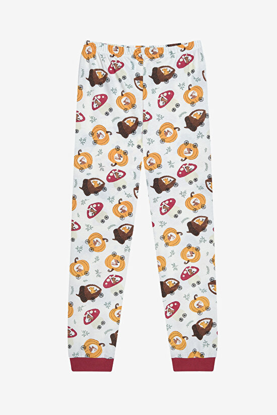 Pamuklu Erkek Çocuk Oak Car 2li Çok Renkli Pijama Takımı - 7