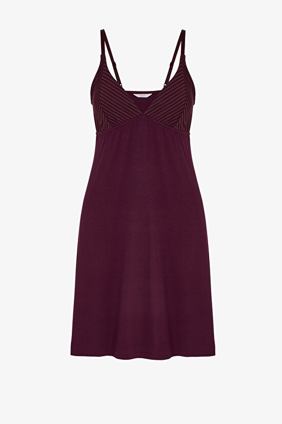 Burgundy Aurora Nightgown - 1