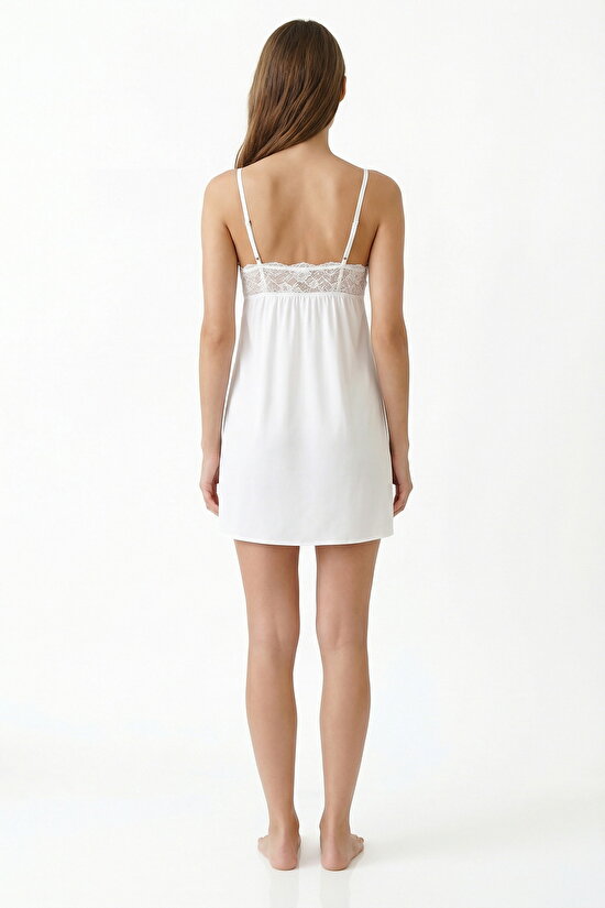 Kırık Beyaz Bridal Charming Gecelik - 2