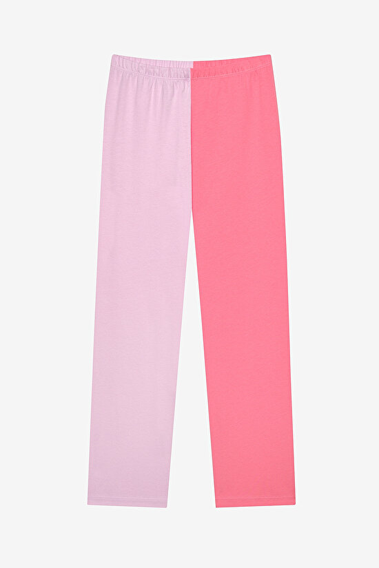 Pamuklu Kız Çocuk Colorful Kırık Beyaz Gömlek Pijama Takımı - 3